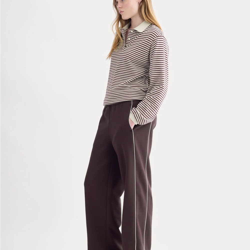Everlane Chocolate Brown Track Pants
